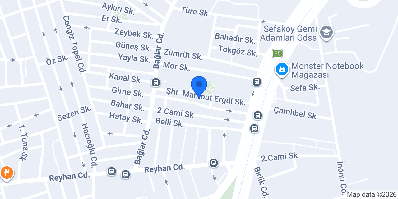 Ecem Pet Shop konumu