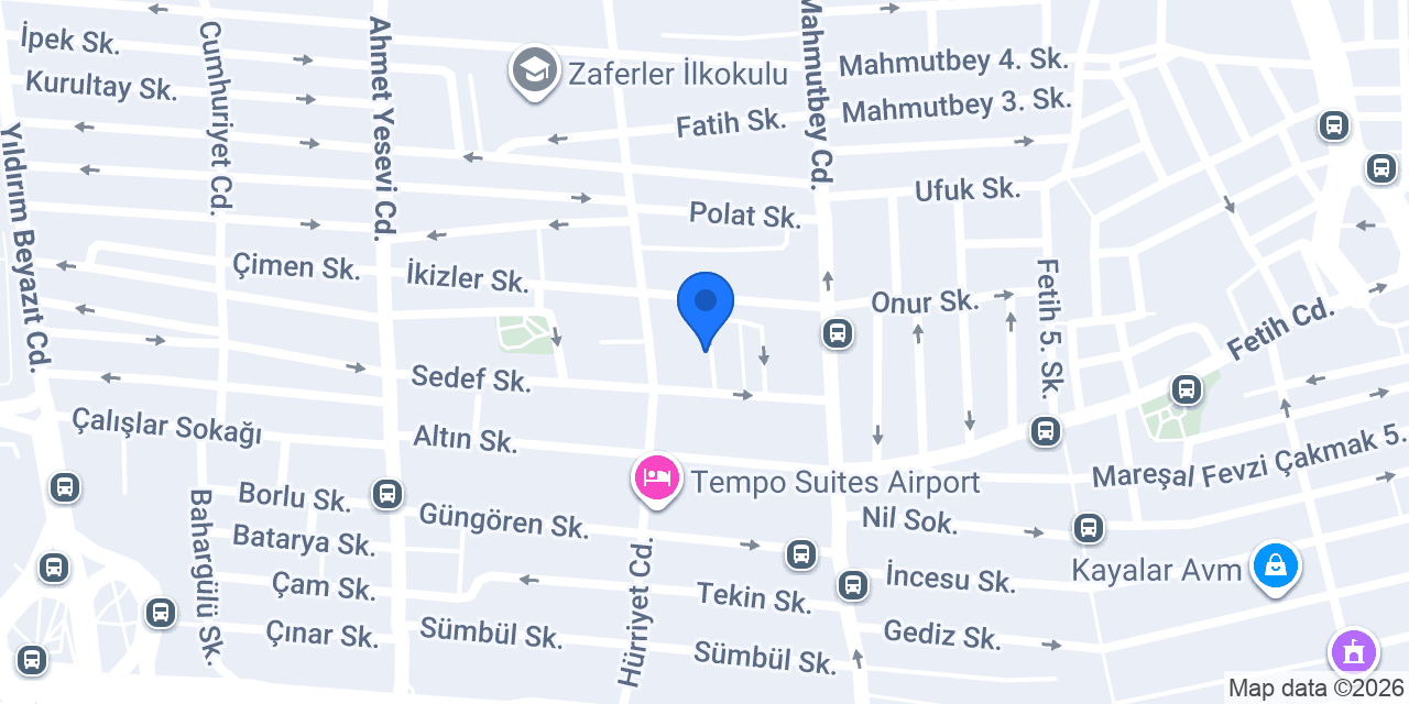 Ankastre Evyeci LtdŞti konumu