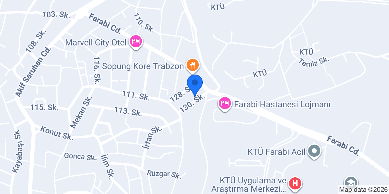 Yeşilyurt Apart konumu