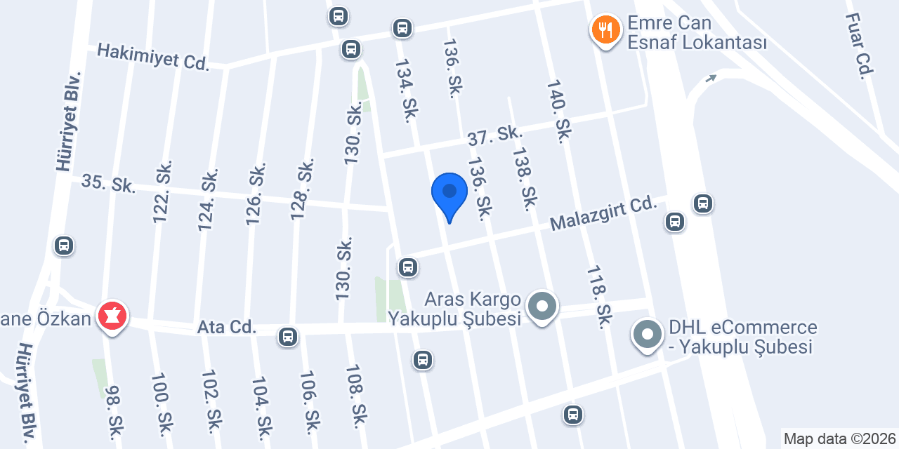 Ece Tesisat Tadilat konumu