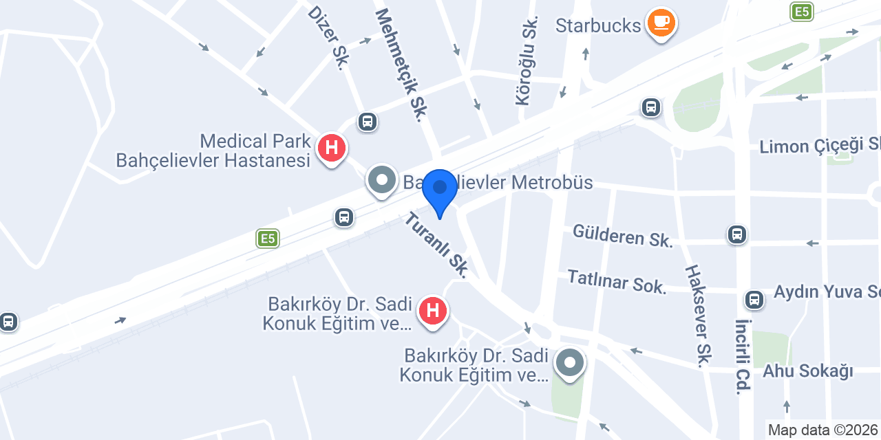 Kent Eğitim Koleji Bakırköy konumu