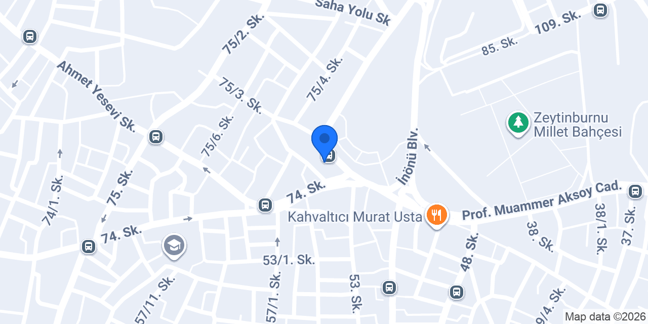PizzaLazza Zeytinburnu konumu