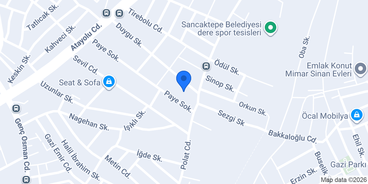 Sancaktepe İlkokulu konumu