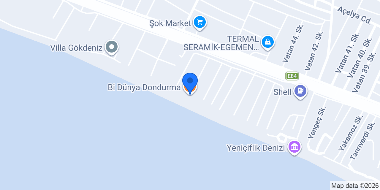 Bi Dünya Dondurma konumu