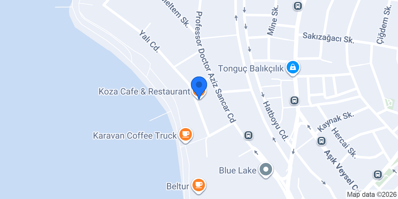 Koza Cafe & Restaurant | Küçükçekmece☘ konumu