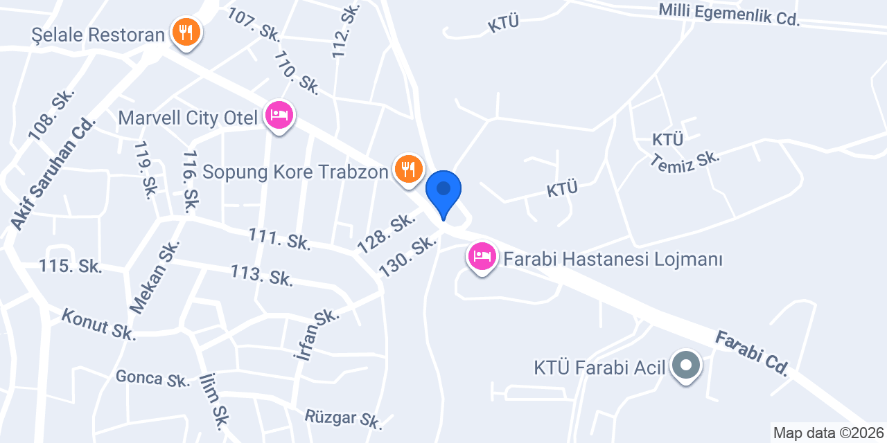 Fakülte Eczanesi konumu