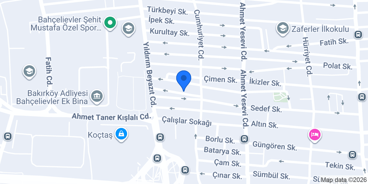 Aksu Mermer konumu