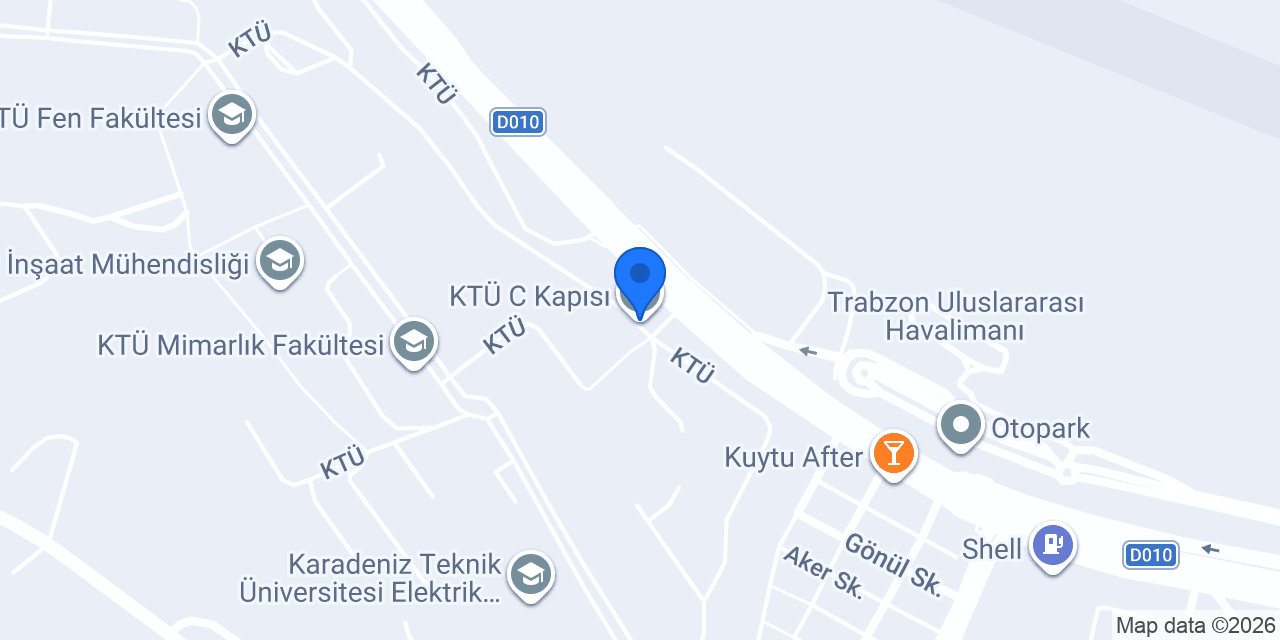 KTÜ C Kapısı konumu