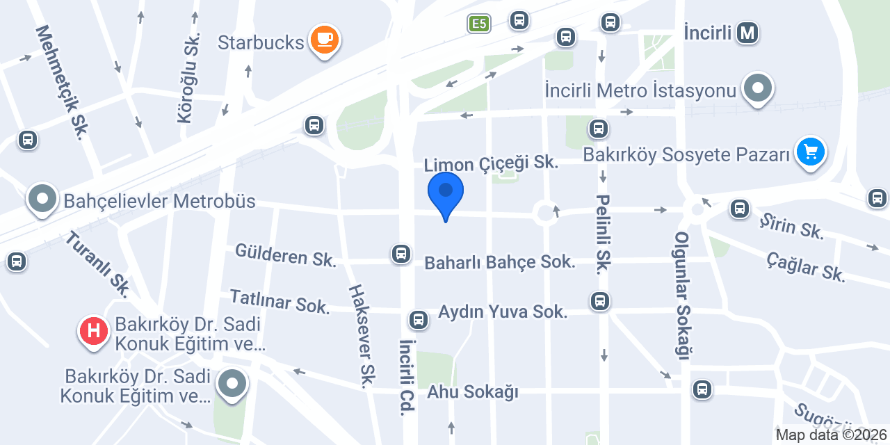Diş Hekimi Sabri Tüzer konumu