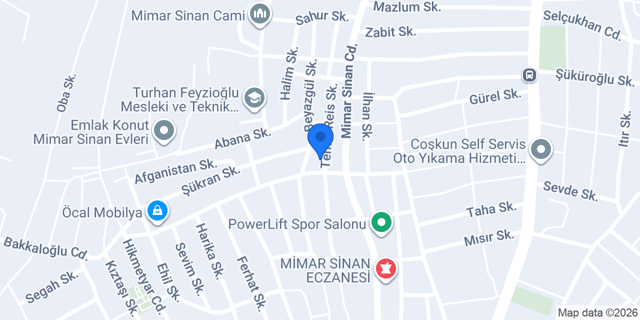 Canay Acil Kurye konumu