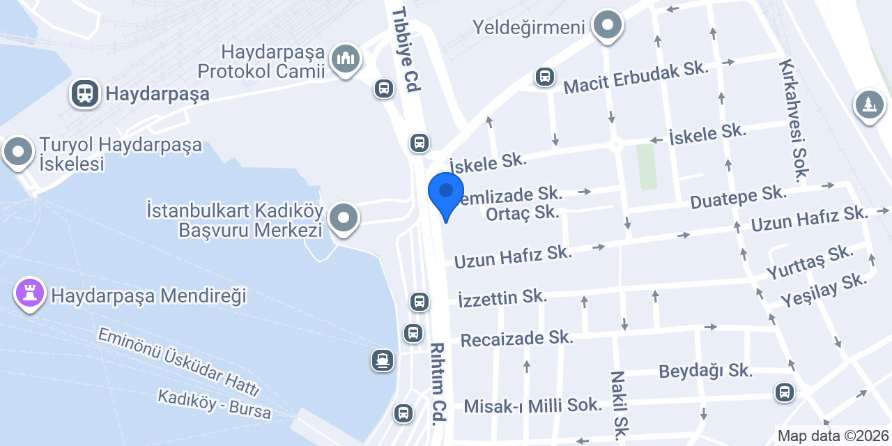 Kadıköy Rıhtım Otel konumu