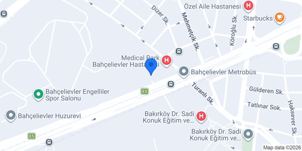 Op. Dr. Arda Emre Öztürk konumu
