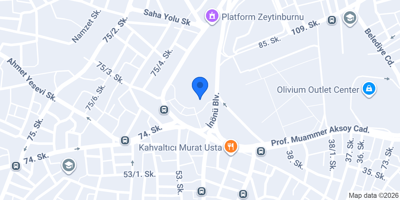 Ziraat Katılım Zeytinburnu Şubesi konumu
