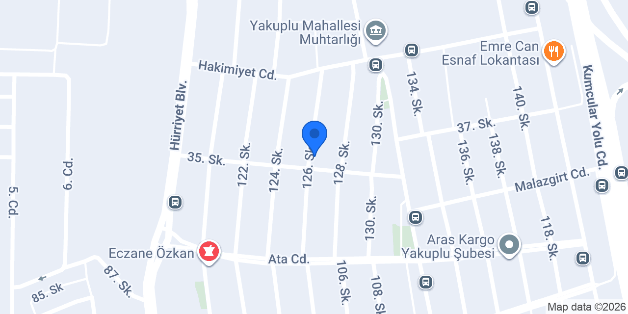 Kibar kuafor konumu