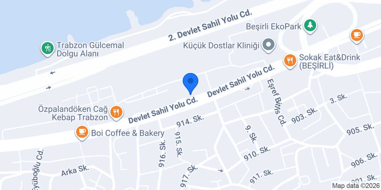 E RENT A CAR konumu