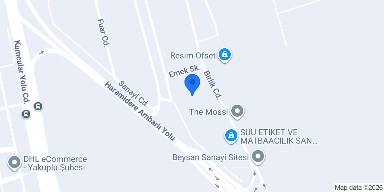 Güney Kepenk Fabrika konumu