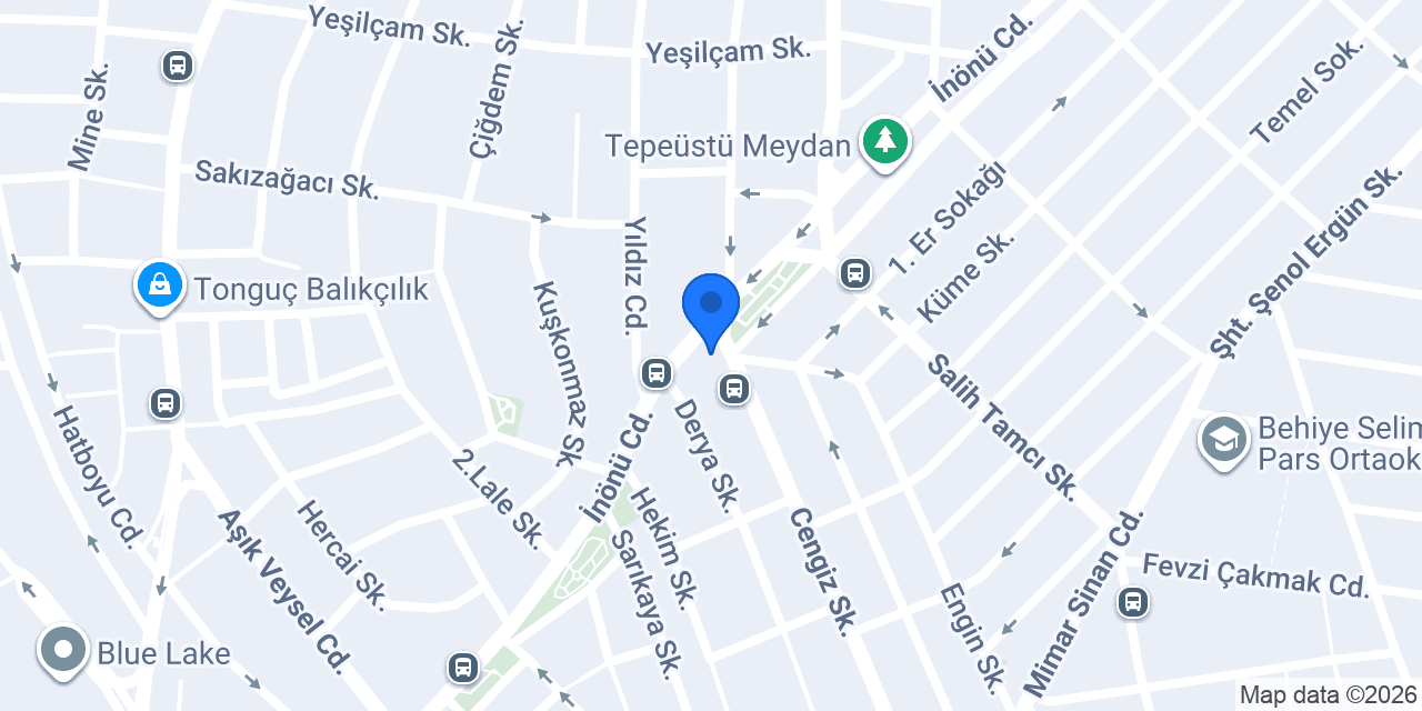 Akbank Tepeüstü Şubesi konumu
