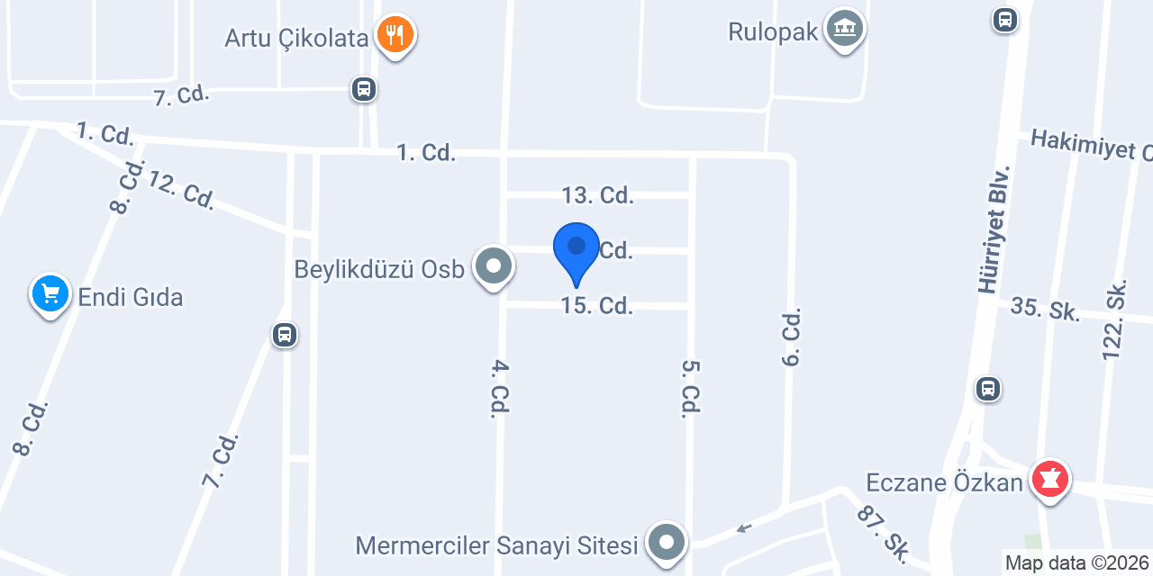 Er-Şen Mermer ve Granit konumu
