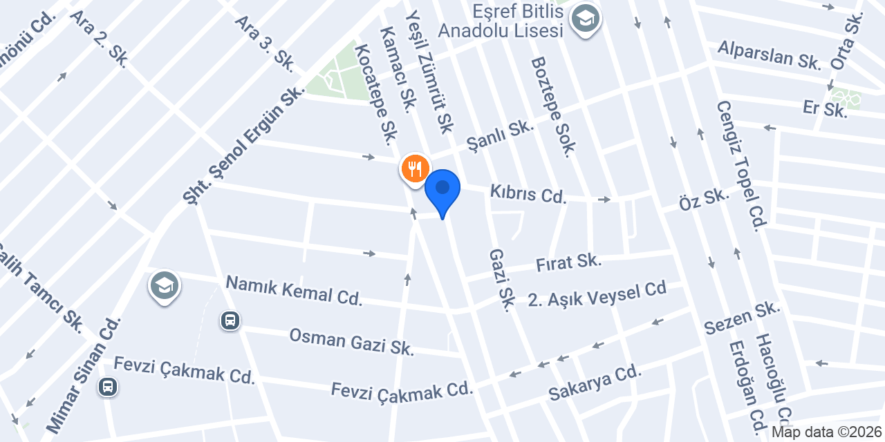 Endülüs Gençlik İlim ve Yardımlaşma Derneği konumu