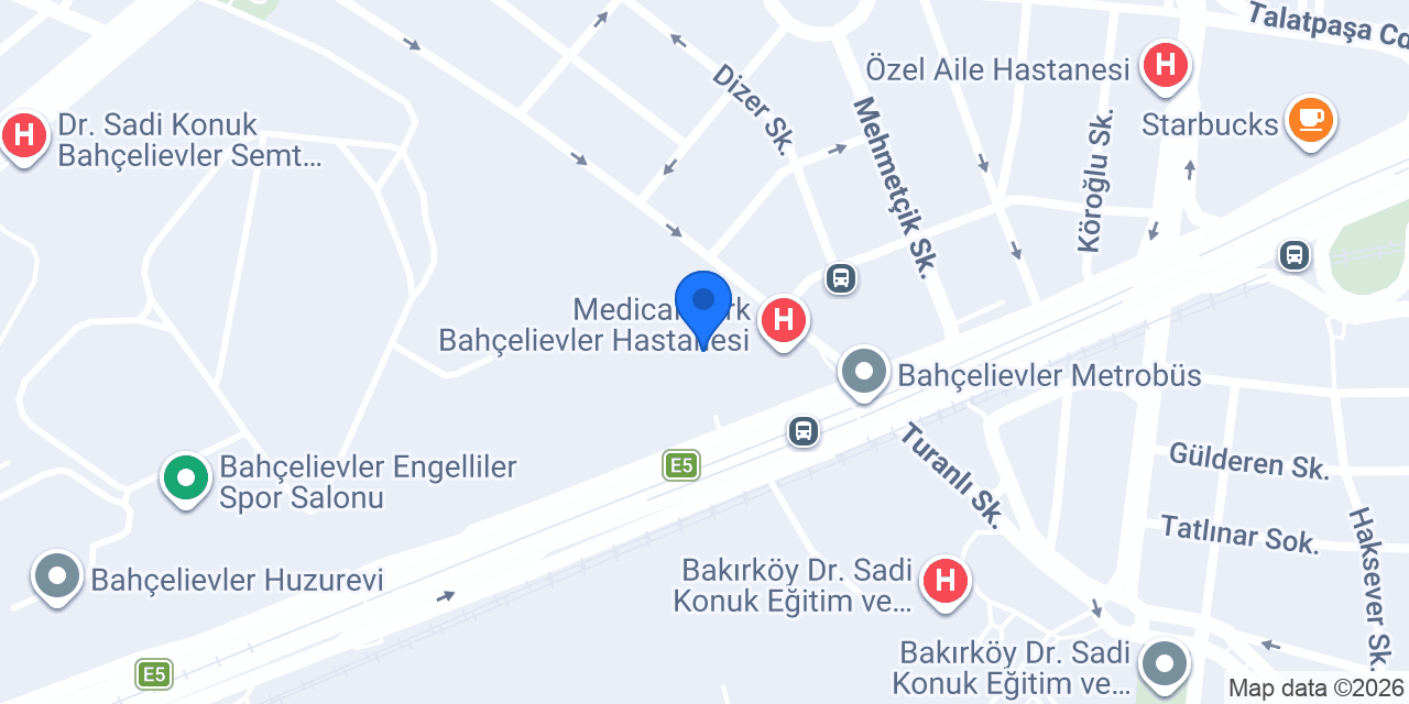 Op. Dr. İrina Ergül konumu
