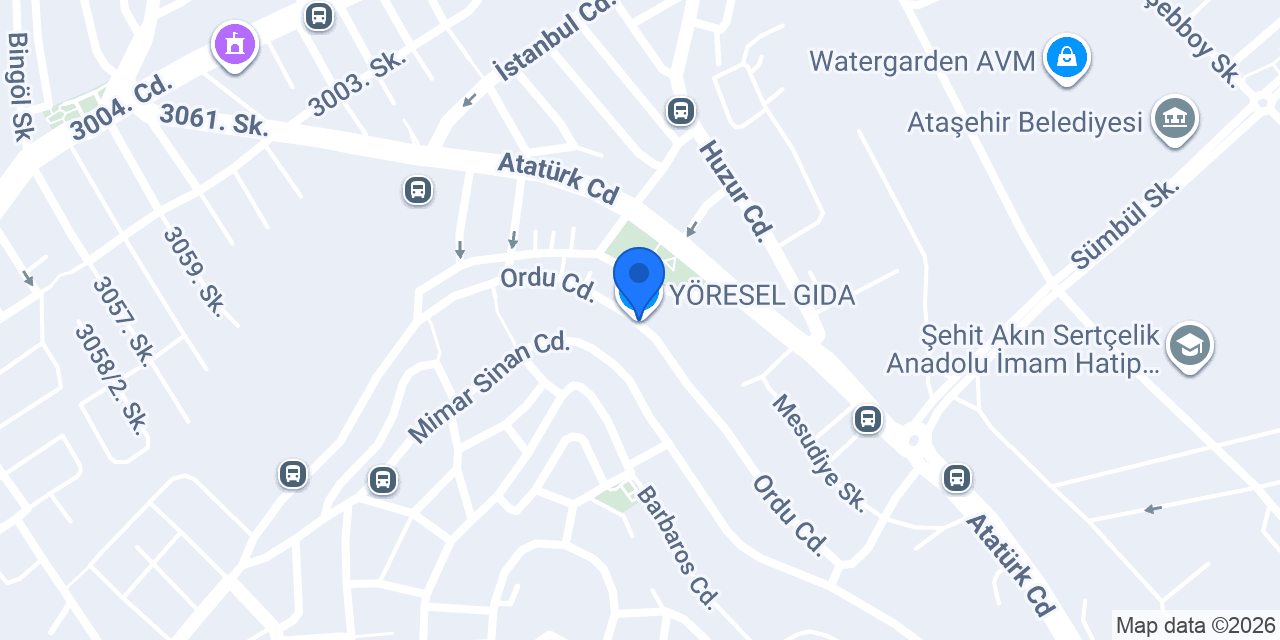 YÖRESEL GIDA konumu