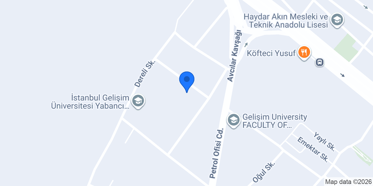 AVCILAR FİNAL OKULLARI konumu