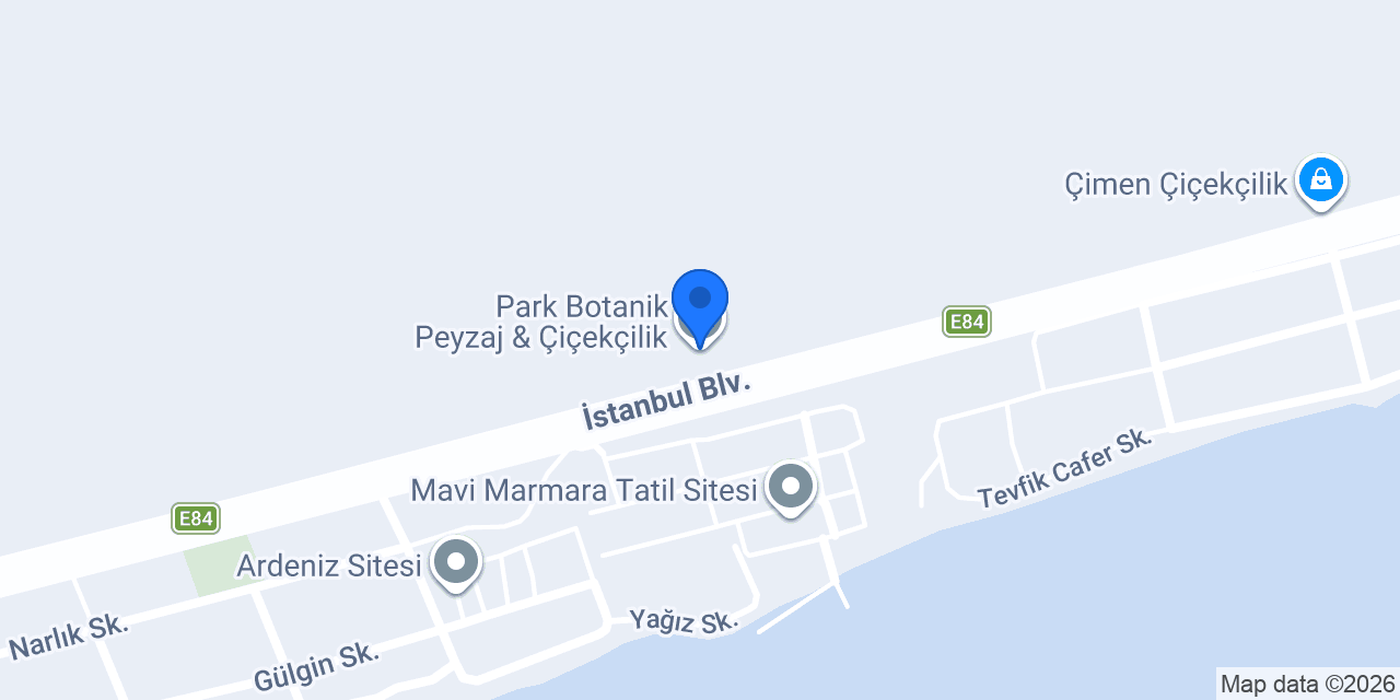 Park Botanik Peyzaj & Çiçekçilik konumu
