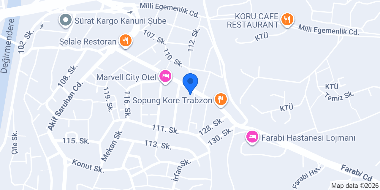 Expresso Trabzon konumu