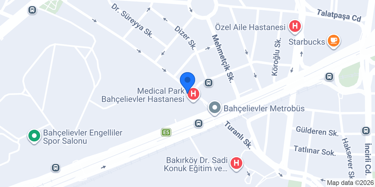 İstanbul Radyoterapi Merkezi konumu