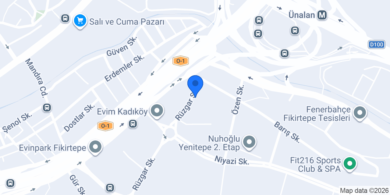 Pizza V Fikirtepe konumu