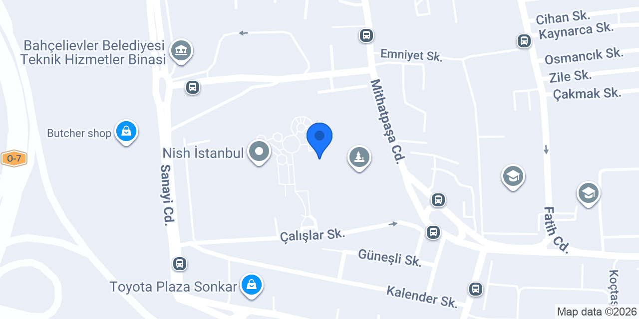 Alkan Hukuk Bürosu konumu
