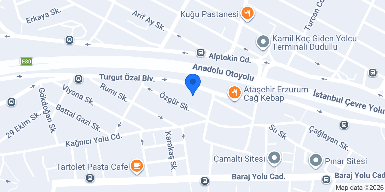 Dry Denizcilik Ltd. konumu