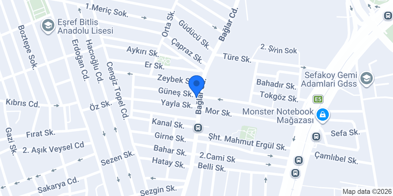 Diş Hekimi MURAT YILDIZ konumu