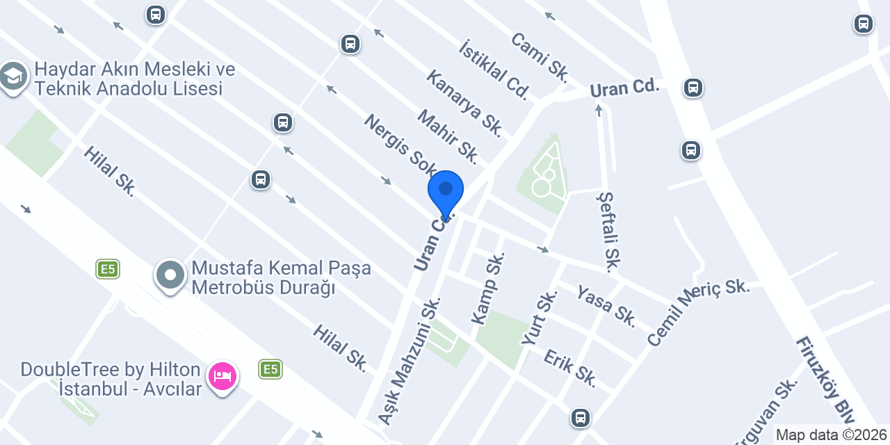 Taner Usta Pastaneleri konumu