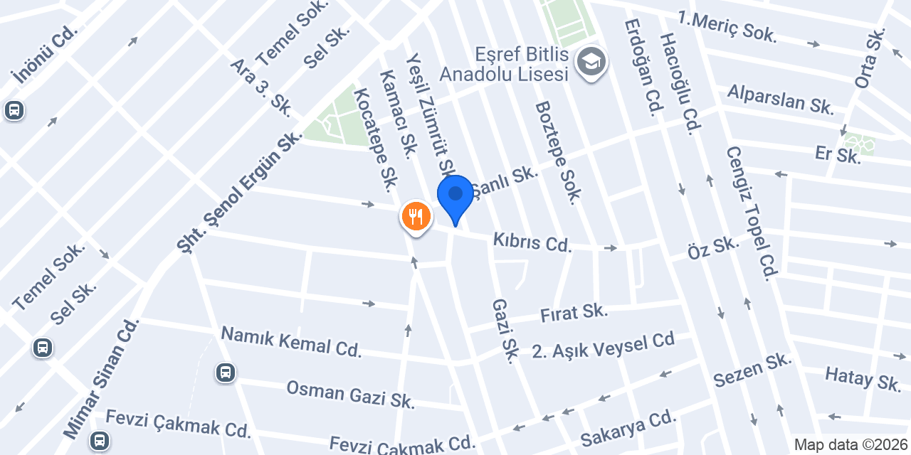 Terzi İsmet Küçükçekmece konumu
