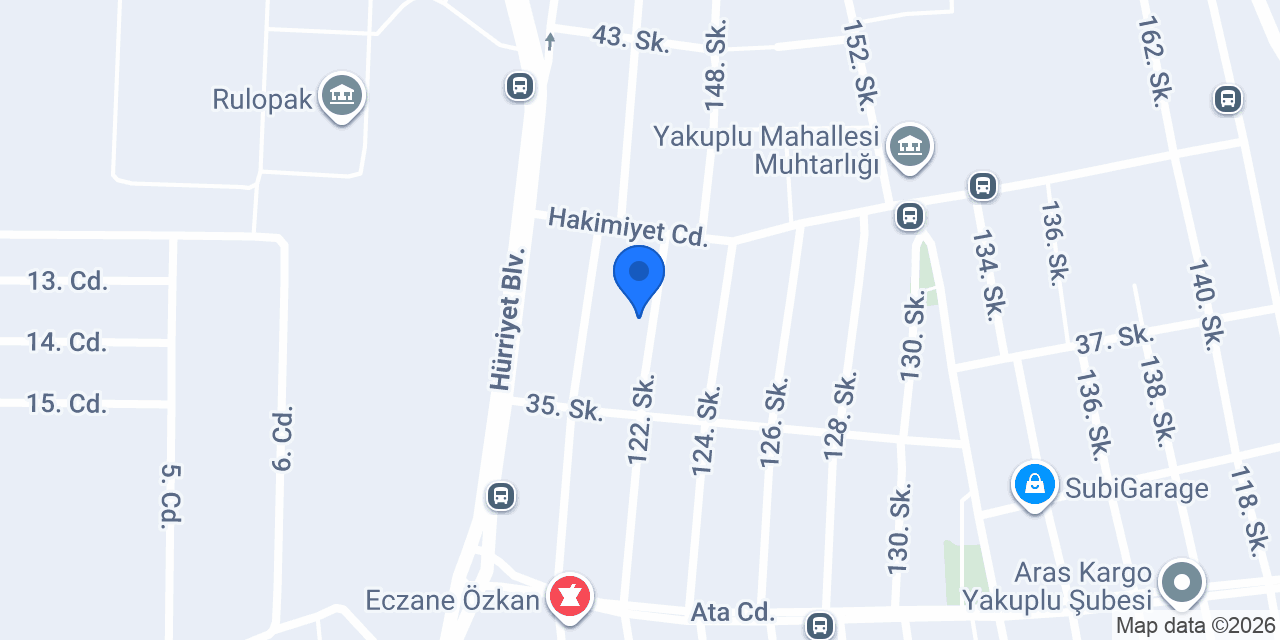 Ezbil Serigrafi konumu