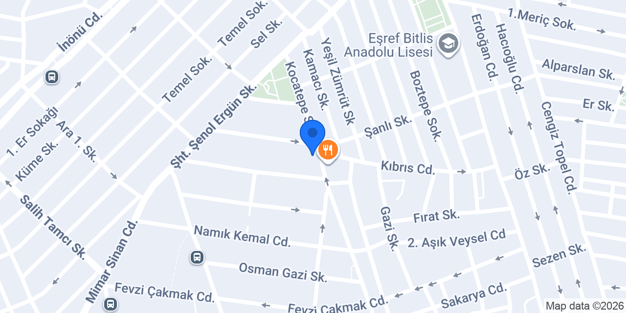 Karaköy Börek Salonu Cemil Usta konumu