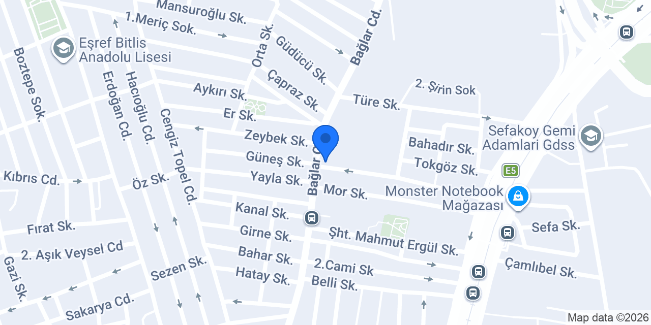 Dina Yapı Malzemeleri konumu