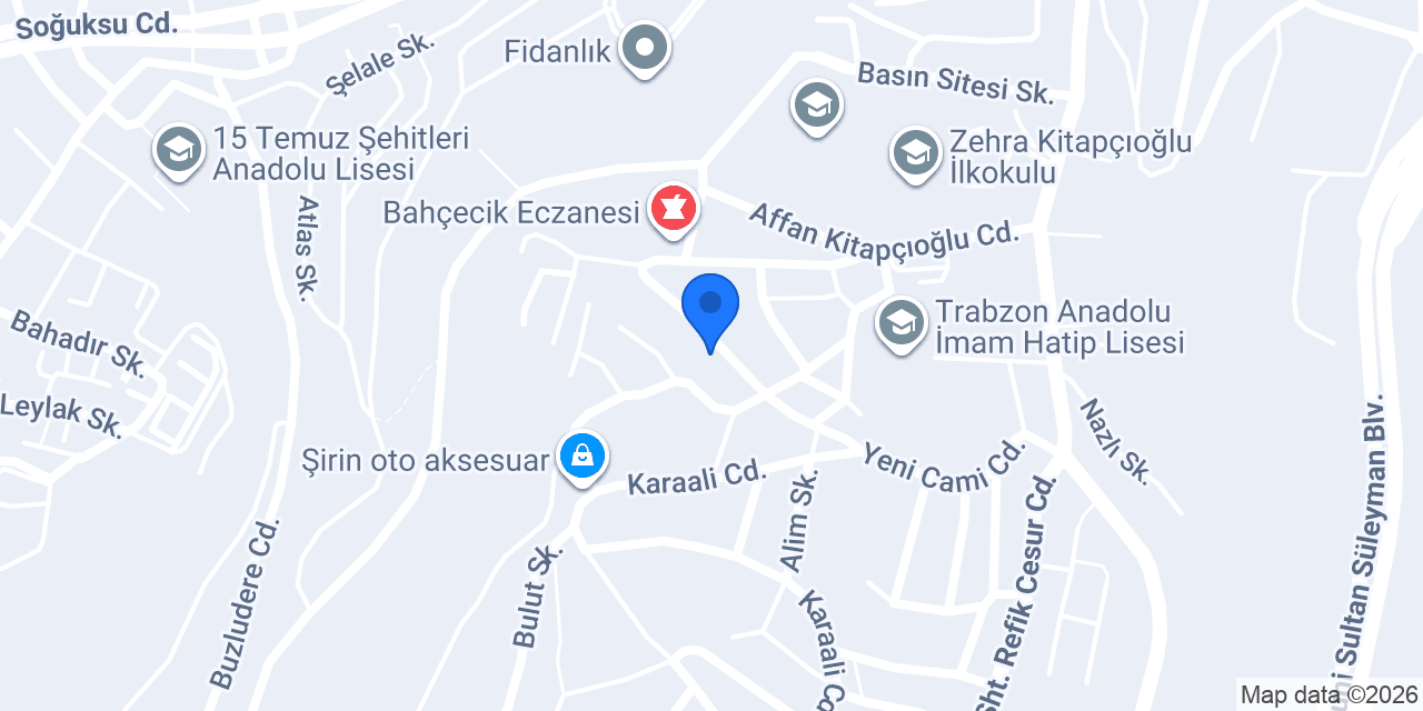 Bacanak Mobilya konumu