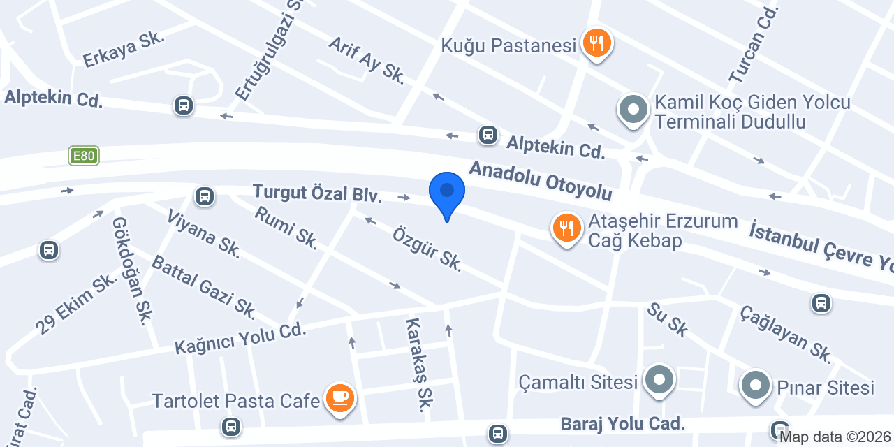 Metot Construction İnşaat Taahhüt A.Ş. konumu