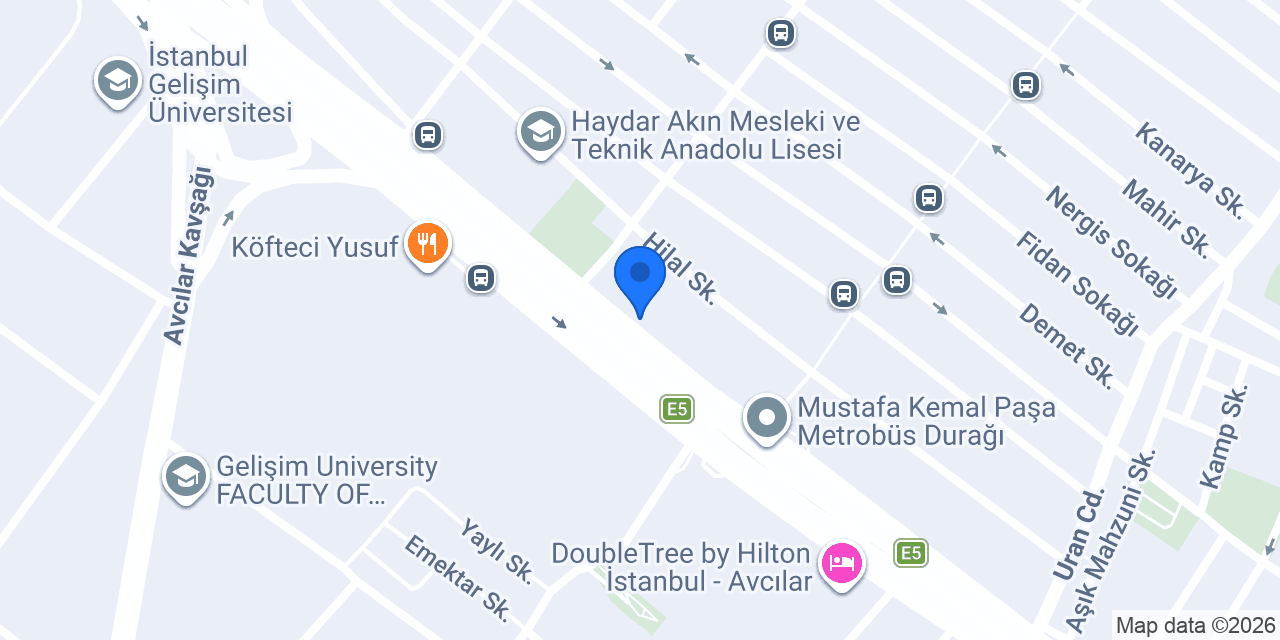 Ercan Pizza konumu