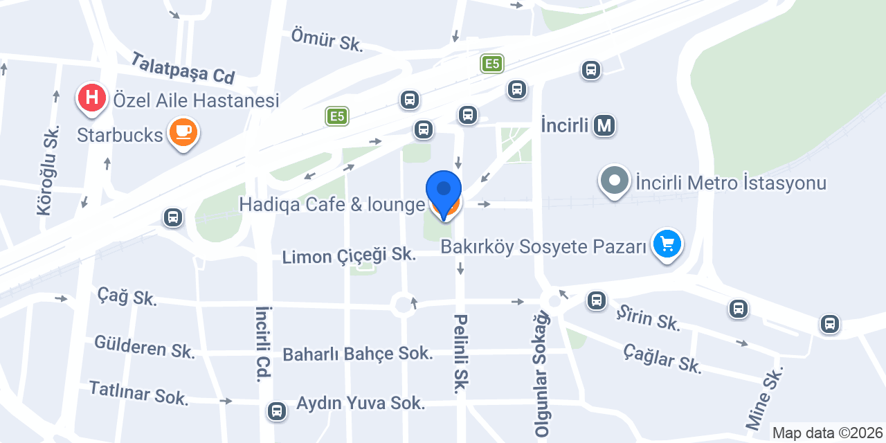 Hadiqa Cafe & lounge konumu