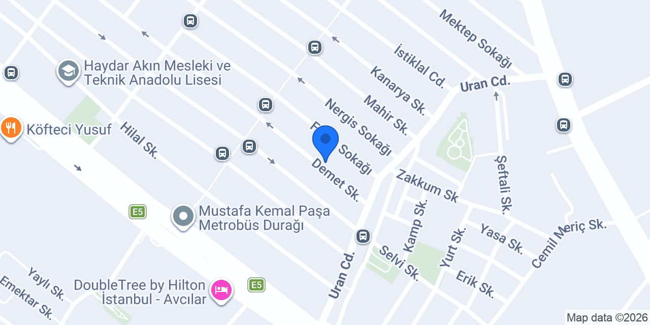 Aktif Duş Yapı Malzemeleri İç ve Dış Tic. Ltd. Şti. konumu