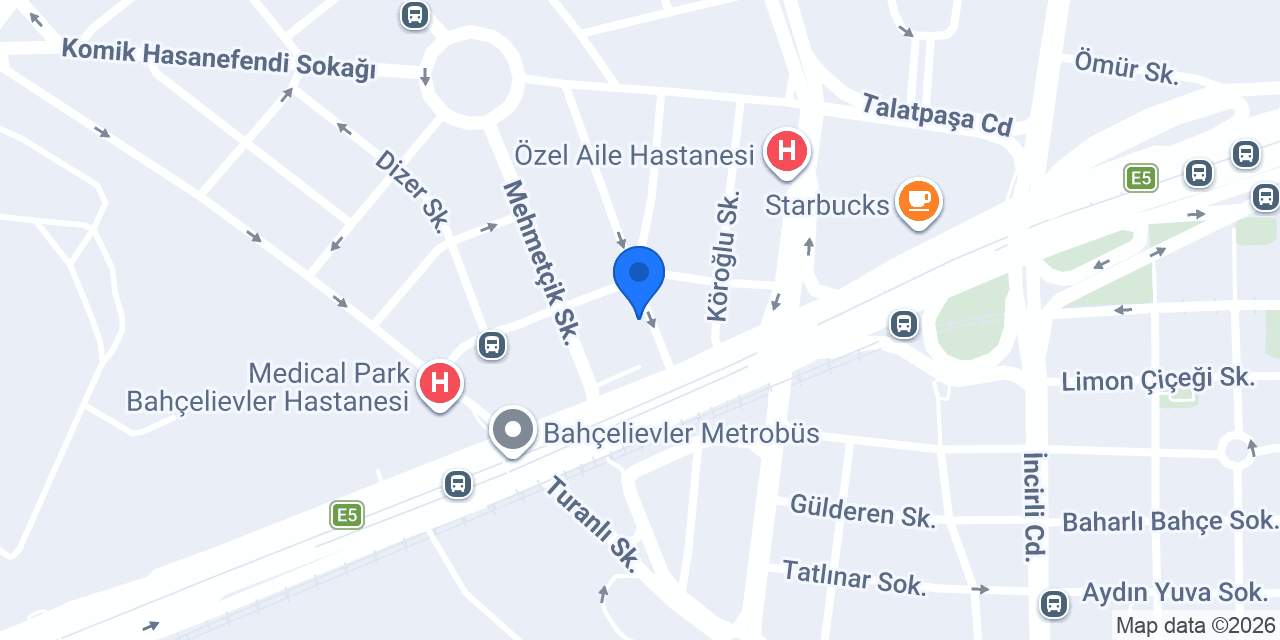 İYB Bubble Waffle Bahçelievler konumu