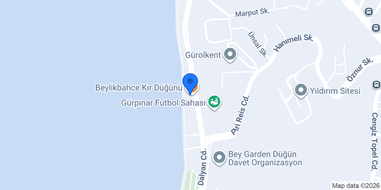 Beylikbahce Kır Düğünü konumu