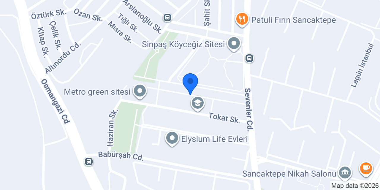 Sirius Aktif Yaşam Merkezi konumu