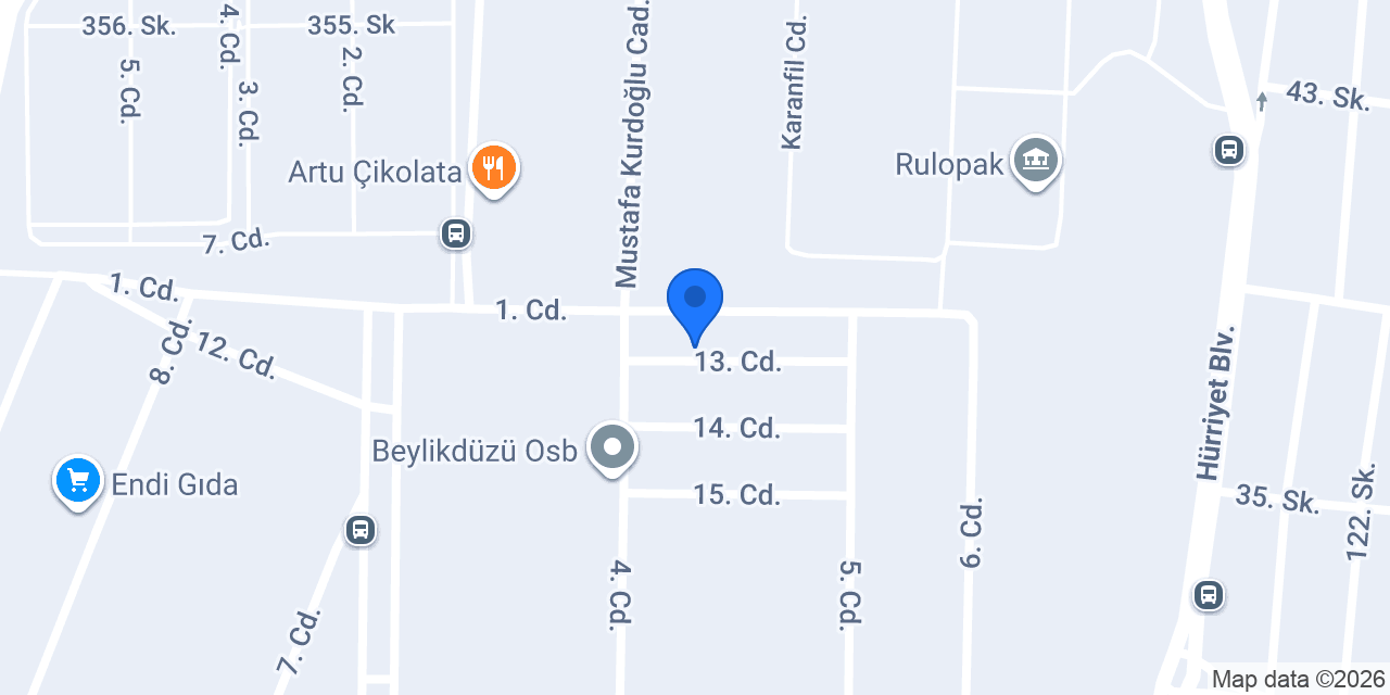 Palmiye Yemek Üretim konumu