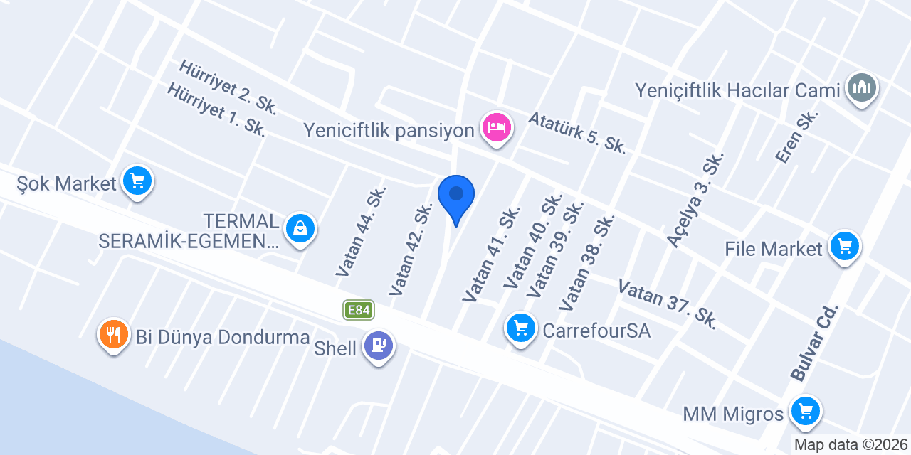 Albatros Pansiyon konumu
