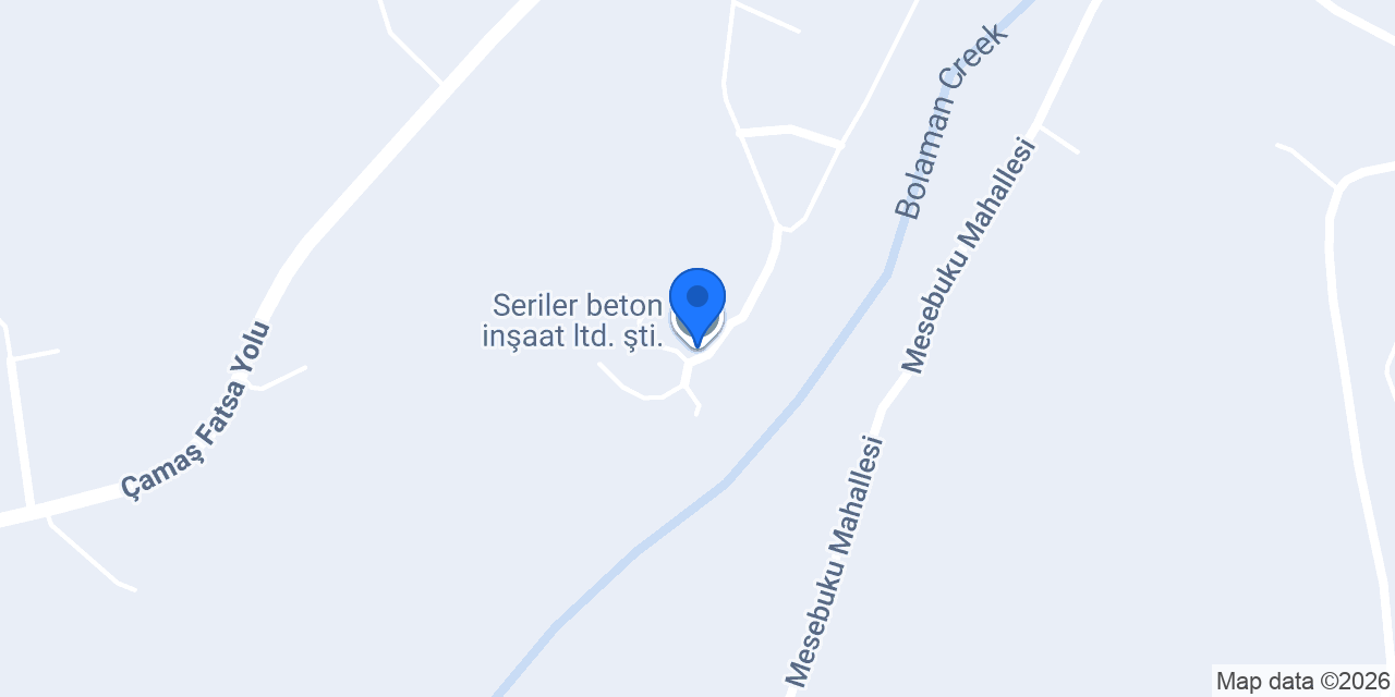 Seriler beton inşaat ltd. şti.. konumu