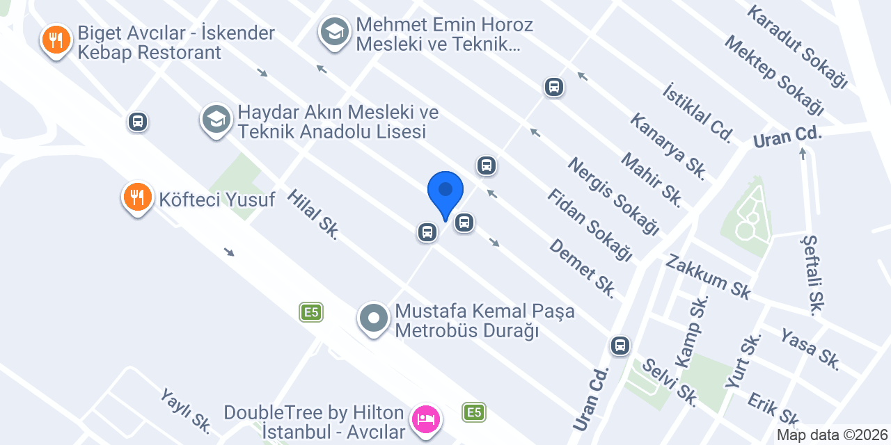 METRO PARSELLER2 ŞUBESİ konumu